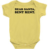 dear santa sent rent Baby Bodysuit