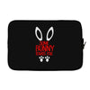 happy easter some bunny loves me Laptop sleeve