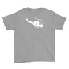 design uh 1h helicopter hubschrauber us army irak krieg war vietnam Youth Tee