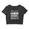 stomach cancer awaneress i wear periwinkle for someone special to me Crop Top