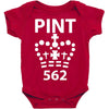 british pint funny Baby Bodysuit