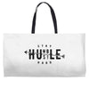 Stay Hard Weekender Totes