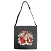 red Adjustable Strap Totes