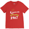 queens are born in 1967 V-Neck Tee