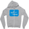suck it trebek Zipper Hoodie