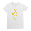 cross country running Ladies Fitted T-Shirt