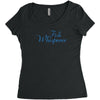 fish whisperer funny Women's Triblend Scoop T-shirt