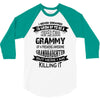 Super Cool Grammy Of A Freaking Awesome Granddaughter 3/4 Sleeve Shirt