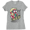 nerd attack Ladies Fitted T-Shirt