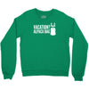 vacation alpaca bag animal Crewneck Sweatshirt