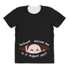 August Peeking Out Asian Baby Boy All Over Women's T-shirt