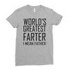 world's greatest farter i mean father Ladies Fitted T-Shirt