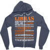 Libras Most Difficult Ones To Understand Zodiac Zipper Hoodie