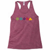 dungeons and dragons die hit Racerback Tank