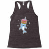 narwhal donuts cute unicorn sweet cool awesome Racerback Tank