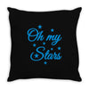 oh my stars adult Throw Pillow