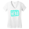 working class hero Women's V-Neck T-Shirt