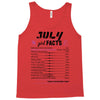 July Girl Facts Leo Tank Top
