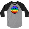 smiling 3/4 Sleeve Shirt