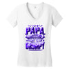 papa grumpy Women's V-Neck T-Shirt