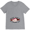December  Peeking Out Asian Baby Girl V-Neck Tee