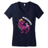 mamasaurus Women's V-Neck T-Shirt