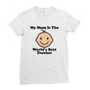 My Mom Is The World's Best Teacher Ladies Fitted T-Shirt