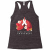 lung cancer awaneress Racerback Tank