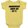 Hamburger Baby Onesie
