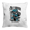 street survivor Throw Pillow