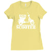 ego scooter  funny Ladies Fitted T-Shirt