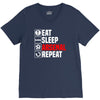 eat sleep arsenal V-Neck Tee