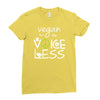 vegan for the voiceless Ladies Fitted T-Shirt