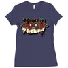 zombie doom logo Ladies Fitted T-Shirt
