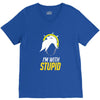 im with stupid V-Neck Tee