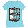 let's rock and or roll Ladies Fitted T-Shirt