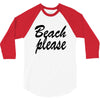 beach please 3/4 Sleeve Shirt