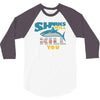 sharks will kill you 3/4 Sleeve Shirt