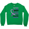supporting the fighter, admiring the survivors, honoring the taken Crewneck Sweatshirt