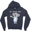 my puns are Zipper Hoodie