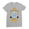 cornholio's gym Ladies Fitted T-Shirt