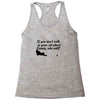 kitten kitty talk to your cat about catnip gifts for dad Racerback Tank