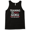 train insaiyan gym training to beat goku or krillin dbz dragon ball z Tank Top