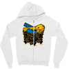 plastic debris Zipper Hoodie