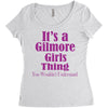 it's a gilmore girls thing Women's Triblend Scoop T-shirt
