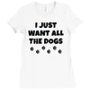 all the dogs Ladies Fitted T-Shirt