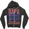 papa   body guard Zipper Hoodie