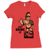 just bring it Ladies Fitted T-Shirt
