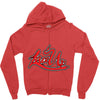 lace up Zipper Hoodie