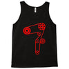 strap of the distribution of the engine Tank Top